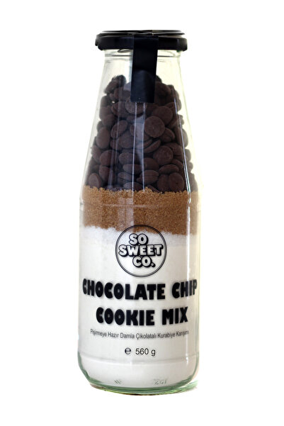So Sweet Co Chocolate Chip Cookie Mix - Cam Şişede Cookie Karışımı