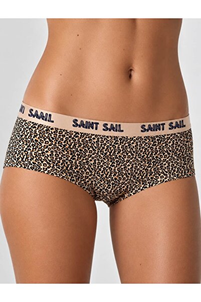 CANMODA Leopard Patterned Women's Boxer Boyshort - 95% Cotton Women's Boxer