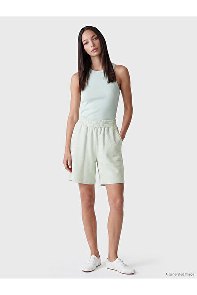 LC Waikiki Green Stone Soft Touch Women's Shorts