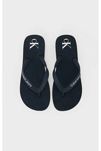 Calvin Klein Beach Transparent - T-Bar Sandals - Calvin Navy/Bright White
