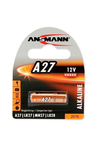 OEM Ansmann A27 Αλκαλική Μπαταρία 12V για Ασύρματη Παγίδα