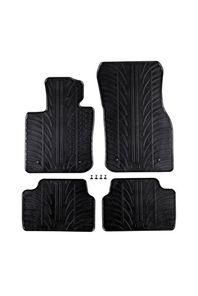 Gledring Πατάκια Αυτοκινήτου 0408 Mini One F55 2014- Μαύρα 4 Τεμάχια (CAR0013...
