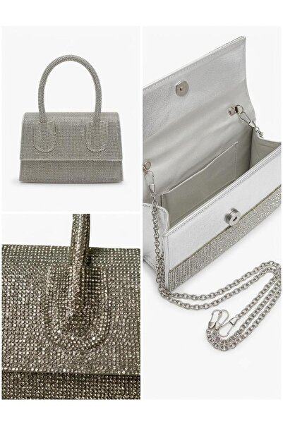 weem bag Double Sided Rhinestone Evening Bag for Women