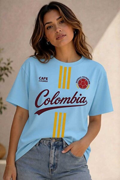 New Shine Colombia Printed Oversize Cotton T-Shirt