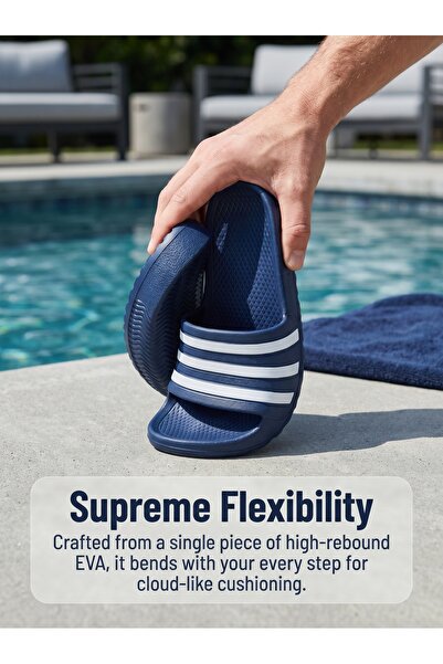 GlobalOne Mart Italian Designer's Famous Brand Sporty Eva Thick Sole Slides w...