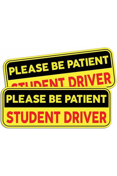 Arabest Student Driver Magnet for Car,2 Pcs,Please Be Patient,Strong Adhesive...