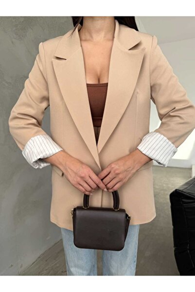MYSUİT BLAZER CEKET (ÇİZGİLİ ASTAR)