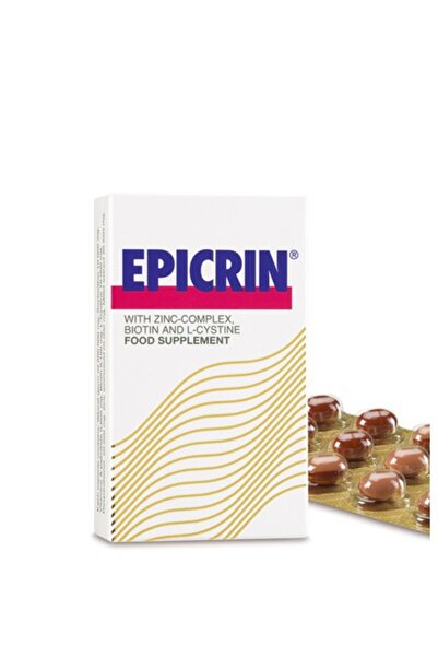 Epicrin | Συμπλήρωμα Διατροφής για Δυνατά, Υγιή Μαλλιά &amp; Νύχια | 30caps