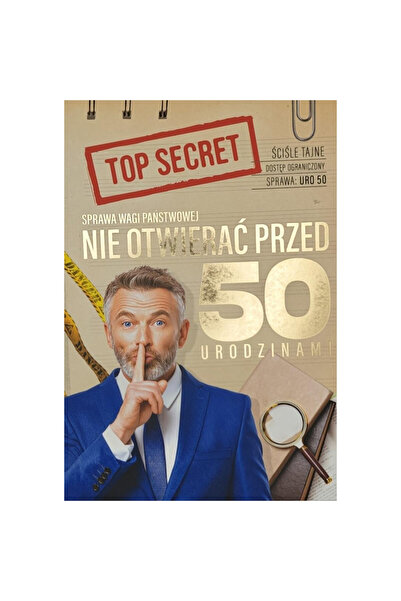 Yeku Felicitare aniversara JCX Top Secret, cu design umoristic, pentru 50 de ...