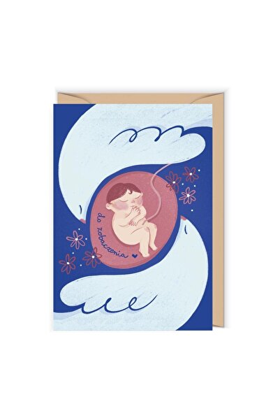 Cudowianki Felicitare nastere multicolor 12x17cm cu plic