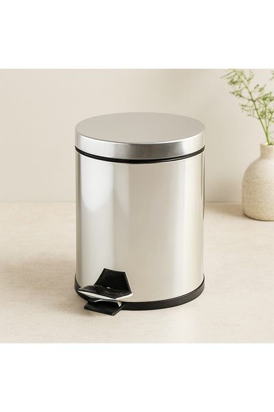 magicool 5 L Pedal Trash Can - Chrome Lid (20.5 cm X 27.3 cm)