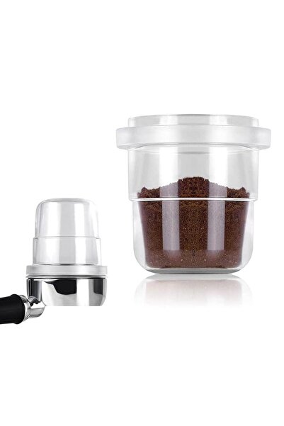 Arabest 58 mm Espresso Dosing Cup,1-Piece Food Grade PC,Transparent,for Coffe...