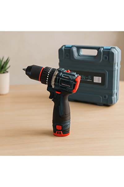 KÜÇÜK HAZİNE 24V Fırçasız Şarjlı Darbeli Matkap + Uç Seti - 5.0Ah, 1550 RPM, ...