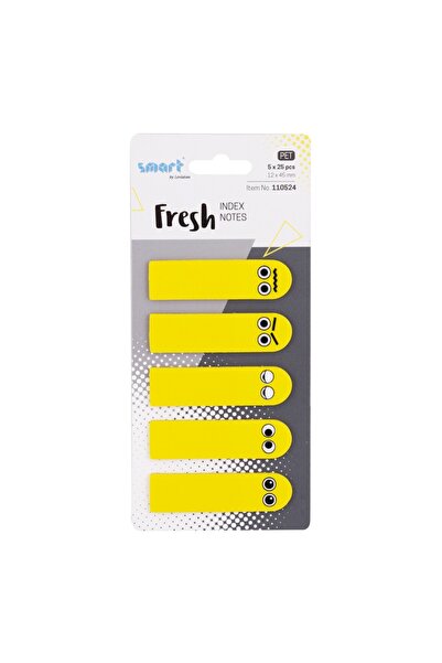 Leviatan Set note autoadezive de indexare, SMART, 5 Modele, Plastic, 45x12mm,...