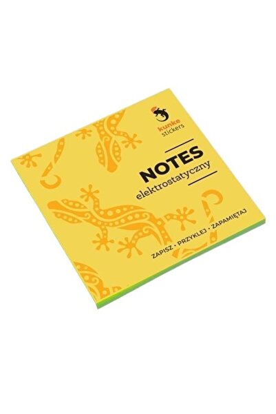 Kunke Set 100 notite adezive, Kunke, Hartie, 10 x 9.8 cm, Verde