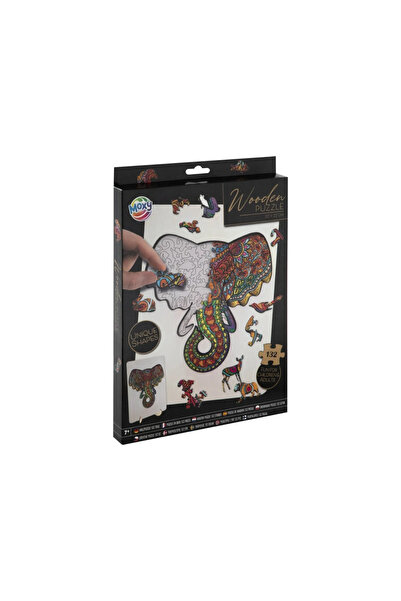 GRAFİX Wooden elephant puzzle 400081