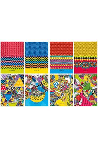 Fresh Caiet A5 notebook, 80 file, pagini netede, coperta intarita, multicolor