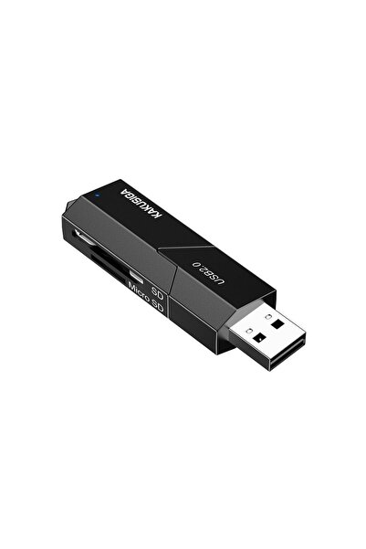 NO BRAND KAKUSIGA card reader KSC-1411 για SD & micro SD, 480Mbps, USB σύνδεσ...