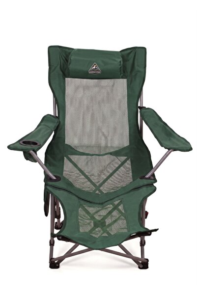 BlackMountain 4 Kademeli Katlanır Şezlong Sandalye (Taşıma Çantalı ) 120 Kg T...