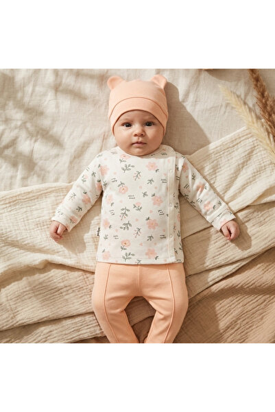 Babycan طقم أطفال ميلا بلوسوم مكون من 3 قطع مصنوع من القطن بنسبة 100% بنقشة ا...