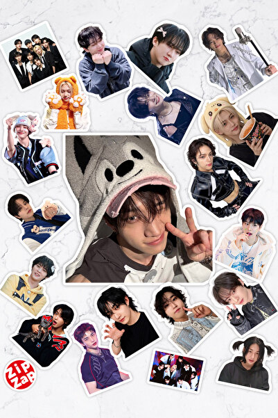 ZipZap Stray Kids Kpop Sticker Phone Laptop Bullet Journal Adhesive Foil Stic...