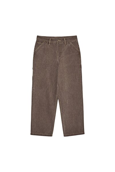 Element Pantaloni bărbați din material textil ELYNP00201-CTF0 Maro