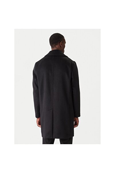 Karl Lagerfeld Palton de lână pentru bărbați 455015 554751 Negru