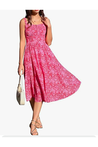 OMS Rochie de vara midi cu imprimeu floral