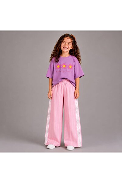 OZZY KİDS Girl's T-Shirt & Pants Set