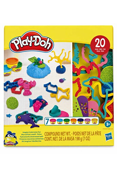 PLAY-DOH PLAYSET Play-Doh Океанско приключение Комплект за игра отгоре и отдо...