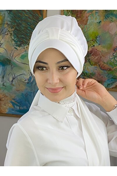MY UKİYO STORE Tek Biritli Tesettür Fularlı Şapkaşal