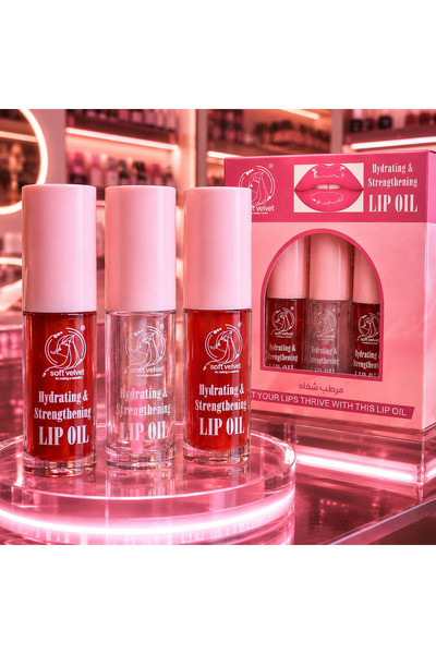 Soft Velvet Shifaeve 3-Piece Moisturizing Lip Balm Trio – Triple Care & Radia...