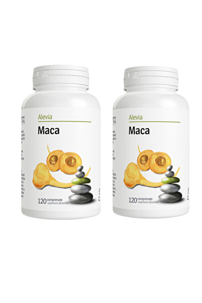 Alevia Pachet Maca 120cpr + 120cpr