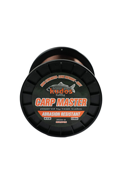 Kudos Carp Master 2500m Brown Fishing Line Standard - 0.35