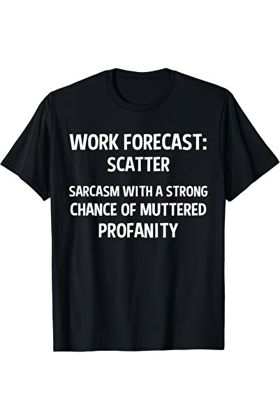 En22 تي شيرت مضحك للنكات والفكاهة |   Work Prediction: Satire Chances Of Mutt...