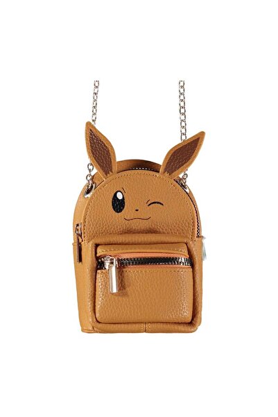 DIFUZED Geanta de cumparaturi, Pokemon Eevee, poliester, 13x11x7 cm, maro