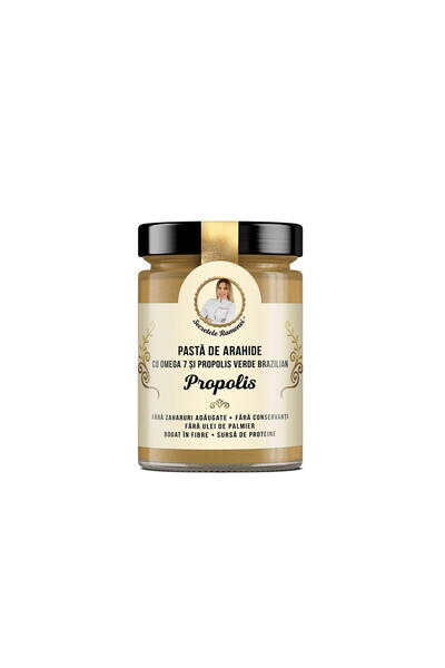 Remedia Pasta de Arahide cu Omega7 si Propolis Verde Brazilian Secretele Ramo...
