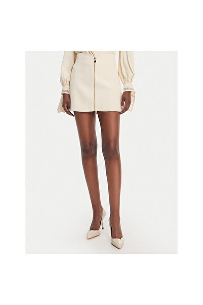 Elisabetta Franchi Fustă mini de damă GO15061E2 Crem