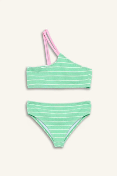 DeFacto Çizgili 2'li Bikini Kız Çocuk G5754A826HS