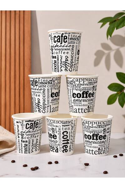 Karton Bardak 7 Oz Desenli 180 ml 1000 Adet