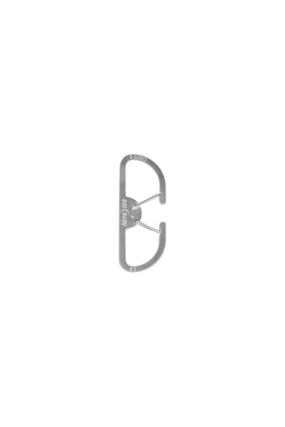 Nite Ize Carabiner B-Series Dual Carabiner #3 SS Stainless (BS3-11-R3)
