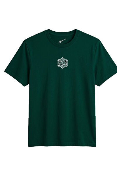 Unisex "Fluent In Silence" StreetWear Serisi Premium Pamuklu T-Shirt