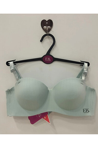 F.K Women's Padded Laser Cut Bra Without Underwire