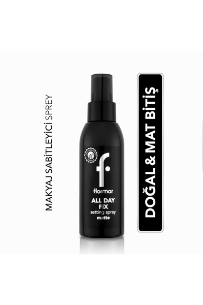 Flormar All Day Fix Mat Bitişli Makyaj Sabitleme Spreyi 125Ml-TESTER PARFÜM H...
