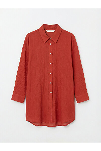 LC Waikiki Peak New Season Shirt Collar Women's Beach Dress