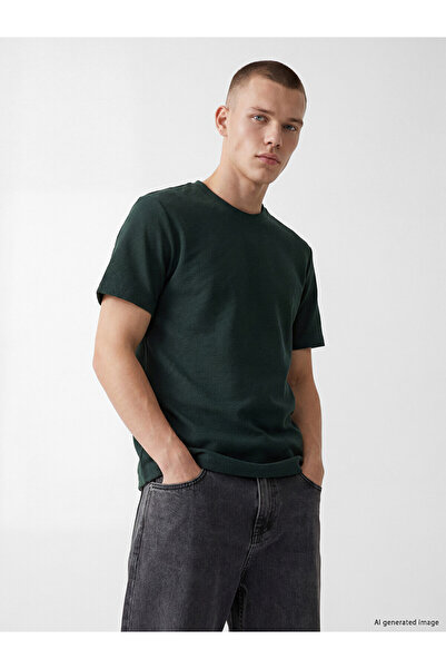 LC Waikiki Peak New Season Crew Neck 100% Cotton Men's T-Shirt