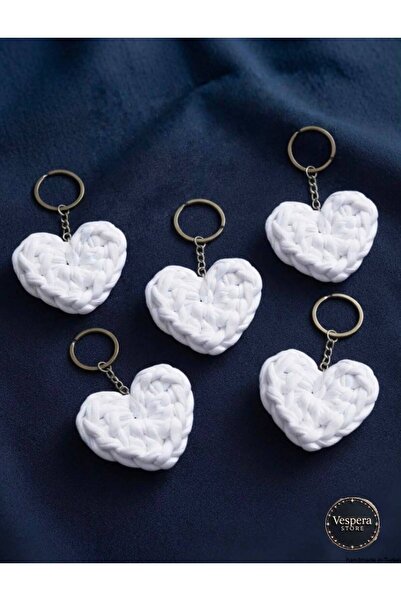 VESPERASTOREE Knitted Heart Keychain (50 Pieces)