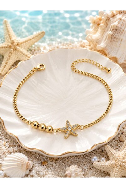 CM Jewelry Glittery Starfish Bracelet