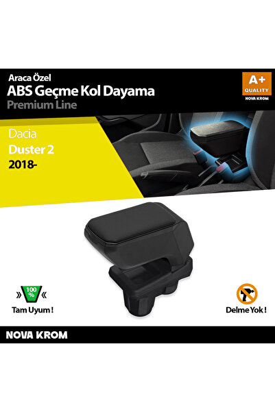 Nova Krom Dacia Duster 2 Kol Dayama Kolçak Geçmeli ABS Siyah 2018-2023