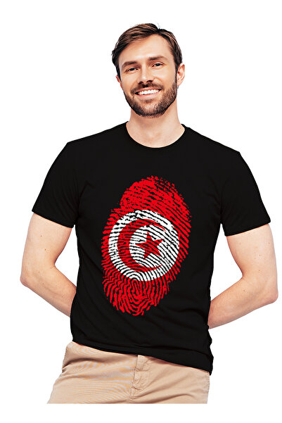 Generic Fashion World High Quality Printed Cotton T-Shirt with Turkey Footpri...